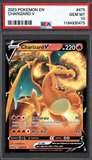 Card Keychain - Pokémon - Charizard V Graded Slab #411