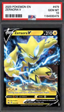 Card Keychain - Pokémon - Zeraora V Graded Slab #415