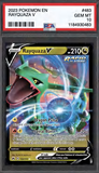 Card Keychain - Pokémon - Rayquaza V Graded Slab #419