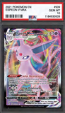 Card Keychain - Pokémon - Espeon VMAX Graded Slab #444