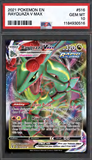 Card Keychain - Pokémon - Rayquaza VMAX Graded Slab #451
