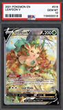 Card Keychain - Pokémon - Leafeon V Graded Slab #453