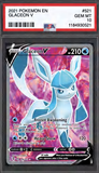 Card Keychain - Pokémon - Glaceon V Graded Slab #456