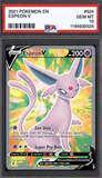 Card Keychain - Pokémon - Espeon V Graded Slab #459