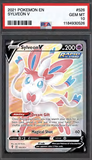 Card Keychain - Pokémon - Sylveon V Graded Slab #461