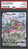 Card Keychain - Pokémon - Rayquaza VMAX Graded Slab #472