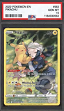 Card Keychain - Pokémon - Pikachu Graded Slab #498
