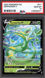Card Keychain - Pokémon - Serperior V Graded Slab #506