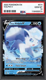 Card Keychain - Pokémon - Alolan Vulpix V Graded Slab #509
