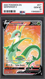 Card Keychain - Pokémon - Serperior V Graded Slab #512