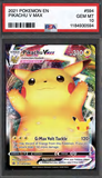 Card Keychain - Pokémon - Pikachu VMAX Graded Slab #528