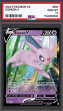 Card Keychain - Pokémon - Espeon V Graded Slab #534