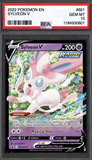 Card Keychain - Pokémon - Sylveon V Graded Slab #535