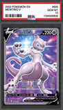 Card Keychain - Pokémon - Mewtwo V Graded Slab #540