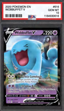 Card Keychain - Pokémon - Wobbuffet V Graded Slab #550