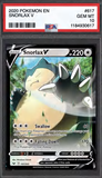 Card Keychain - Pokémon - Snorlax V Graded Slab