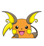 3D Lenticular Sticker - Pokemon - Pikachu Evolving into Raichu