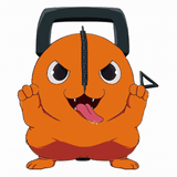 3D Lenticular Sticker - Chainsaw Man - Pochita Cute Three Poses