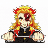 3D Lenticular Sticker - Demon Slayer - Kyojuro Rengoku Three Forms