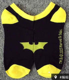 Socks - DC Comics - Batman Logo Black Yellow Ankle Socks (1 Pair)