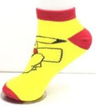 Socks - Pokemon - Pikachu Yellow Red Ankle Socks (1 Pair)