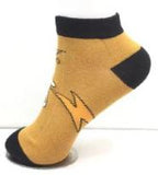 Socks - Pokemon - Raichu Lightning Bolt Yellow Ankle Socks (1 Pair)