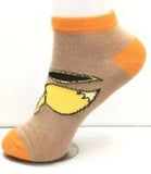 Socks - Pokemon - Eevee Light Brown Orange Ankle Socks (1 Pair)