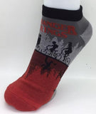 Socks - Stranger Things - Kids on Bikes Upside Down Red Ankle Socks (1 Pair)