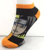 Socks - Naruto - Naruto and Sasuke Split Face Ankle Socks (1 Pair)
