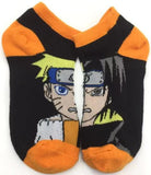 Socks - Naruto - Naruto and Sasuke Split Face Ankle Socks (1 Pair)