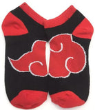 Socks - Naruto - Akatsuki Cloud Red Black Ankle Socks (1 Pair)