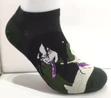 Socks - Naruto - Orochimaru Purple Tongue Black Ankle Socks (1 Pair)