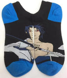 Socks - Naruto - Sasuke Uchiha Weapon Blue Ankle Socks (1 Pair)