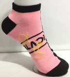 Socks - BLACKPINK - Logo Signatures Pink Black Ankle Socks (1 Pair)