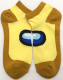 Socks - Among Us - Among Us Visor Yellow Ankle Socks (1 Pair)