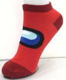 Socks - Among Us - Among Us Character Red Visor Ankle Socks (1 Pair)