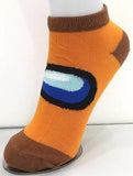 Socks - Among Us - Among Us Visor Orange Brown Accents Ankle Socks (1 Pair)