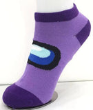 Socks - Among Us - Among Us Visor Purple Ankle Socks (1 Pair)