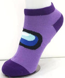 Socks - Among Us - Among Us Visor Purple Ankle Socks (1 Pair)