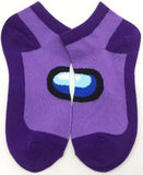 Socks - Among Us - Among Us Visor Purple Ankle Socks (1 Pair)