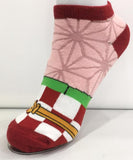 Socks - Demon Slayer - Nezuko Kamado Kimono Haori Muzzle Ankle Socks (1 Pair)