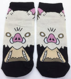Socks - Demon Slayer - Inosuke Boar Mask Face Ankle Socks (1 Pair)