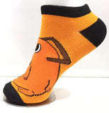 Socks - Chainsaw Man - Pochita Orange Full Body Ankle Socks (1 Pair)