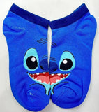 Socks - Disney - Stitch Face Blue Ankle Socks (1 Pair)