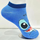 Socks - Disney - Stitch Face Blue Ankle Socks (1 Pair)