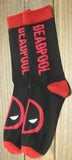 Socks - Marvel - Deadpool Logo Black Red Crew Socks (1 Pair)