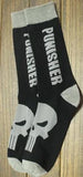 Socks - Marvel - Punisher Skull Logo Black Text Crew Socks (1 Pair)