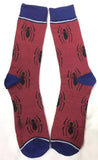 Socks - Marvel - Spider-Man Logo Red Pattern Crew Socks (1 Pair)