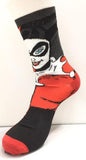Socks - DC Comics - Harley Quinn Classic Jester Costume Crew Socks (1 Pair)