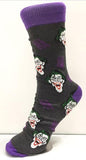 Socks - DC Comics - The Joker Faces Purple Splatter Crew Socks (1 Pair)